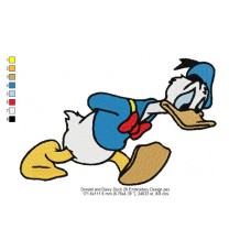 Donald and Daisy Duck 26 Embroidery Design